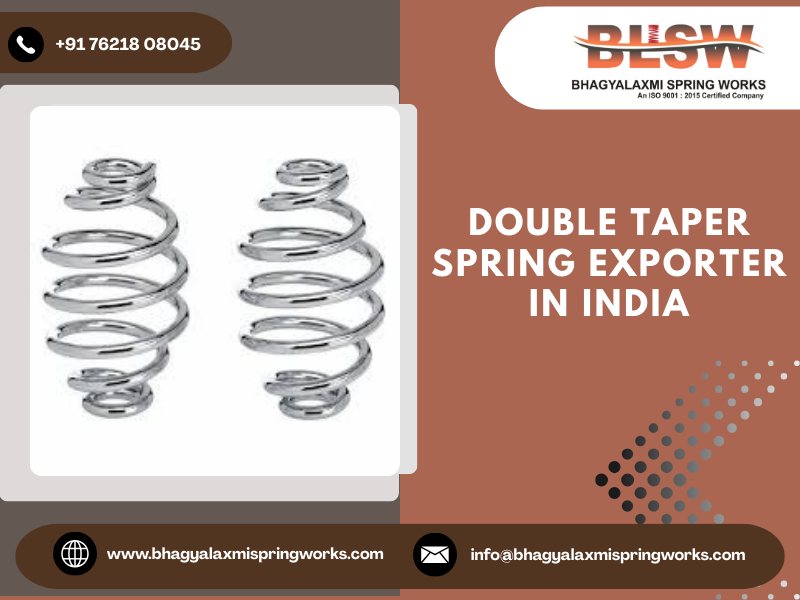 Double Taper Spring Exporter in India