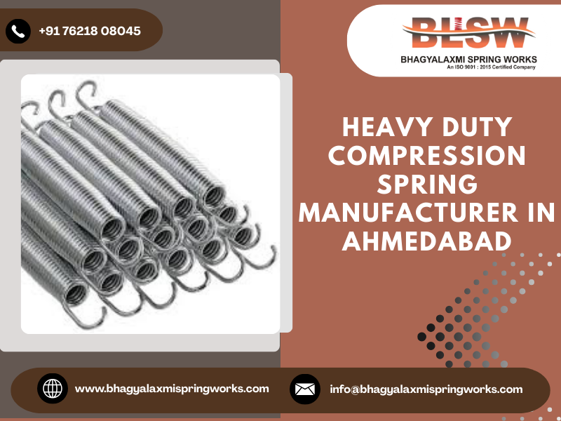 Heavy Duty Compression Spring Manufacturer in Ahmedabad
