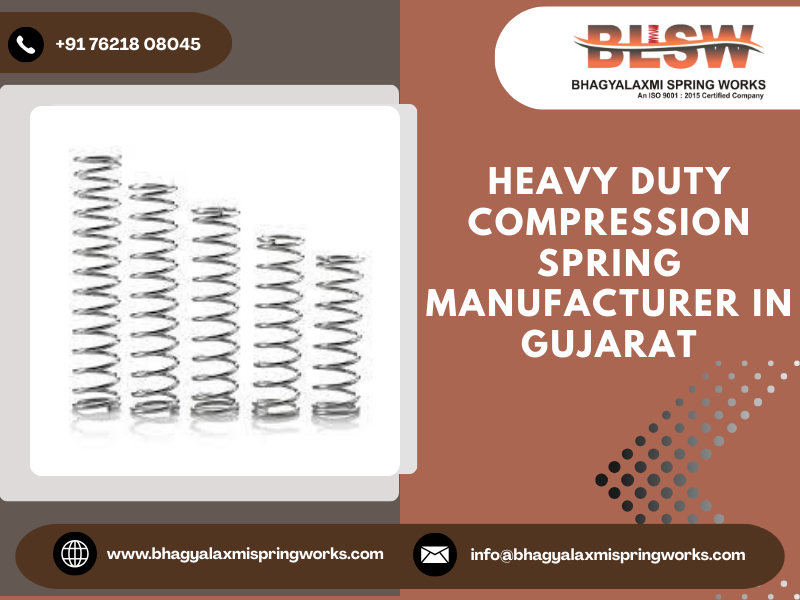 Heavy Duty Compression Spring Manufacturer in Gujarat