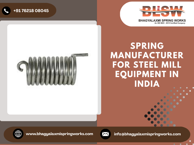 Spring manufacturer for steel mill equipment in India