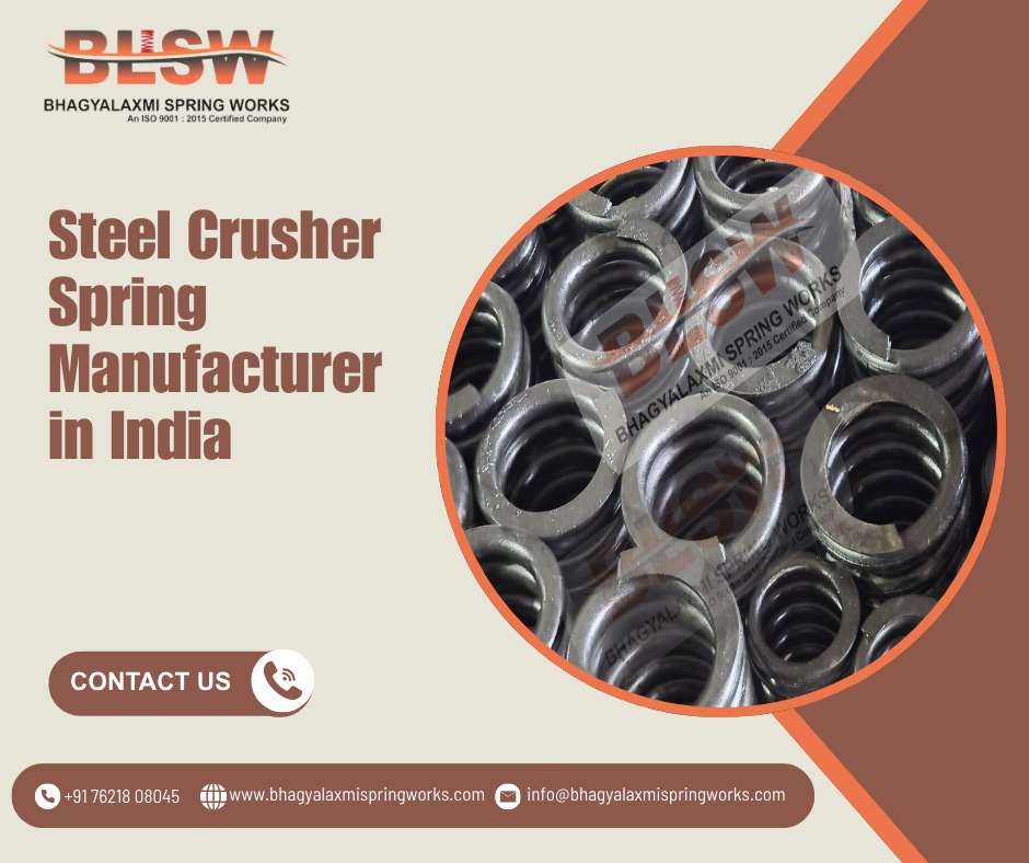 Steel Crusher Spring Manufacturer in India