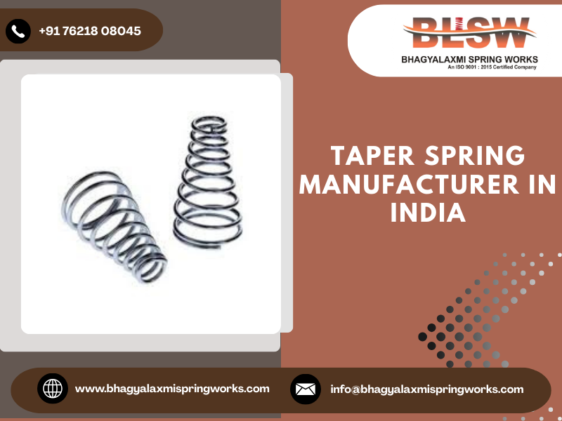 Taper Spring Manufacturer in India